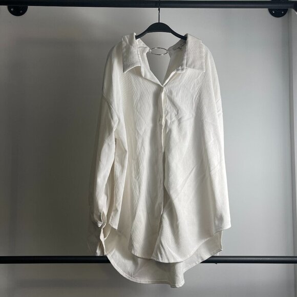 Oak and Fort women long sleeve blouse size OS - Picture 1 of 4